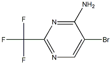 5-BROMO-2-TRIFLUOROMETHYL-PYRIMIDIN-4-YLAMINE Structure
