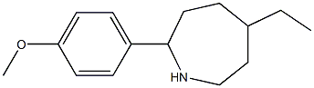 5-ETHYL-2-(4-METHOXYPHENYL)AZEPANE 구조식 이미지