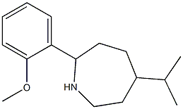5-ISOPROPYL-2-(2-METHOXYPHENYL)AZEPANE Structure