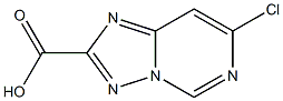 7-CHLORO[1,2,4]TRIAZOLO[1,5-C]PYRIMIDINE-2-CARBOXYLIC ACID Structure