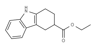 ETHYL 2,3,4,9-TETRAHYDRO-1H-CARBAZOLE-3-CARBOXYLATE Structure
