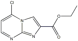 ETHYL 5-CHLOROIMIDAZO[1,2-A]PYRIMIDINE-2-CARBOXYLATE Structure