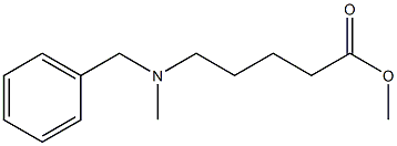 METHYL 5-[BENZYL(METHYL)AMINO]PENTANOATE 구조식 이미지