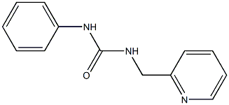 N-phenyl-N'-(pyridin-2-ylmethyl)urea 구조식 이미지