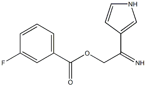 3-{[(3-fluorobenzoyl)oxy]ethanimidoyl}-1H-pyrrole Structure