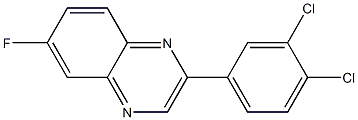 2-(3,4-dichlorophenyl)-6-fluoroquinoxaline Structure