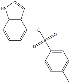 1H-indol-4-yl 4-methylbenzene-1-sulfonate 구조식 이미지