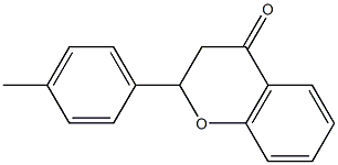 2-(4-methylphenyl)chroman-4-one 구조식 이미지