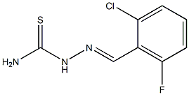 2-(2-chloro-6-fluorobenzylidene)hydrazine-1-carbothioamide 구조식 이미지