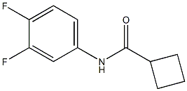 N1-(3,4-difluorophenyl)cyclobutane-1-carboxamide Structure