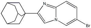 2-(1-adamantyl)-6-bromoimidazo[1,2-a]pyridine 구조식 이미지