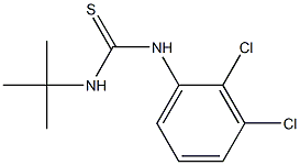 N-(tert-butyl)-N'-(2,3-dichlorophenyl)thiourea Structure