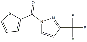 2-thienyl[3-(trifluoromethyl)-1H-pyrazol-1-yl]methanone 구조식 이미지