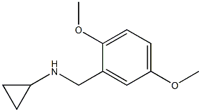 N-(2,5-dimethoxybenzyl)cyclopropanamine 구조식 이미지