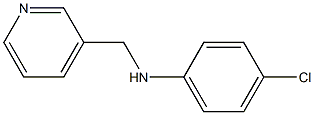 N1-(3-pyridylmethyl)-4-chloroaniline Structure