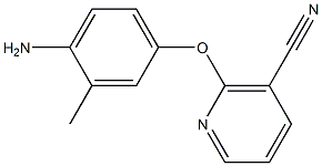 2-(4-amino-3-methylphenoxy)nicotinonitrile Structure