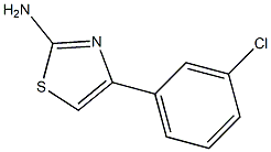 4-(3-chlorophenyl)-1,3-thiazol-2-amine Structure