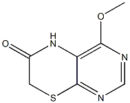 4-methoxy-5H-pyrimido[4,5-b][1,4]thiazin-6(7H)-one 구조식 이미지