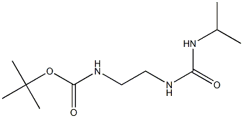 tert-butyl N-(2-{[(isopropylamino)carbonyl]amino}ethyl)carbamate Structure