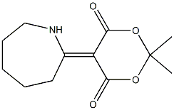 5-azepan-2-ylidene-2,2-dimethyl-1,3-dioxane-4,6-dione 구조식 이미지