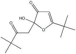 5-(tert-butyl)-2-(3,3-dimethyl-2-oxobutyl)-2-hydroxy-2,3-dihydrofuran-3-one Structure
