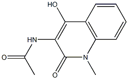 N1-(4-hydroxy-1-methyl-2-oxo-1,2-dihydroquinolin-3-yl)acetamide Structure