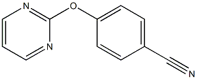 4-(2-pyrimidinyloxy)benzenecarbonitrile 구조식 이미지