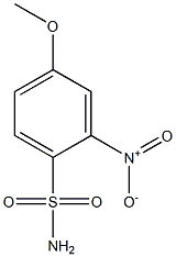 4-methoxy-2-nitrobenzenesulfonamide 구조식 이미지