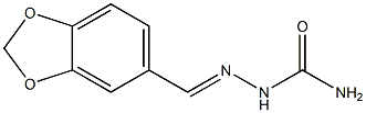 2-(1,3-benzodioxol-5-ylmethylidene)hydrazine-1-carboxamide Structure