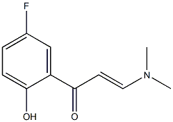 3-(dimethylamino)-1-(5-fluoro-2-hydroxyphenyl)prop-2-en-1-one Structure