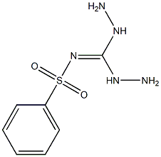 N1-dihydrazinomethylidenebenzene-1-sulfonamide Structure