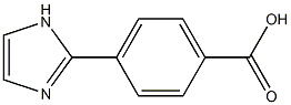 4-(1H-imidazol-2-yl)benzenecarboxylic acid 구조식 이미지