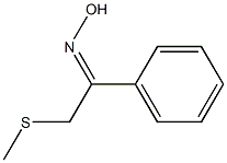 2-(methylthio)-1-phenylethan-1-one oxime Structure