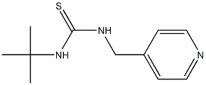 N-(tert-butyl)-N'-(4-pyridinylmethyl)thiourea 구조식 이미지