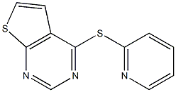 4-(2-pyridylthio)thieno[2,3-d]pyrimidine 구조식 이미지