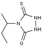 4-(sec-butyl)-5-thioxo-1,2,4-triazolan-3-one 구조식 이미지
