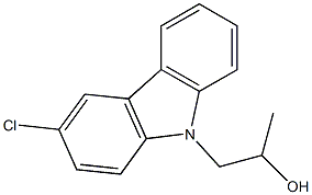 1-(3-chloro-9H-carbazol-9-yl)propan-2-ol 구조식 이미지