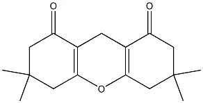 3,3,6,6-tetramethyl-2,3,4,5,6,7,8,9-octahydro-1H-xanthene-1,8-dione 구조식 이미지