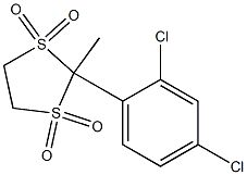 2-(2,4-dichlorophenyl)-2-methyl-1lambda~6~,3lambda~6~-dithiolane-1,1,3,3-tetraone 구조식 이미지