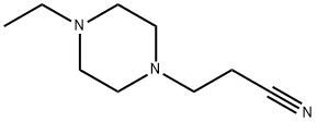 3-(4-ethylpiperazin-1-yl)propanenitrile 구조식 이미지