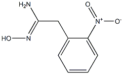 N'-hydroxy-2-(2-nitrophenyl)ethanimidamide 구조식 이미지