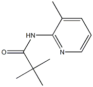 2,2-dimethyl-N-(3-methyl-2-pyridinyl)propanamide Structure