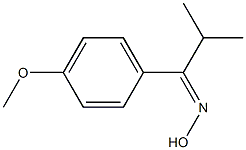 1-(4-methoxyphenyl)-2-methylpropan-1-one oxime Structure