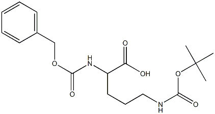 2-{[(benzyloxy)carbonyl]amino}-5-[(tert-butoxycarbonyl)amino]pentanoic acid Structure