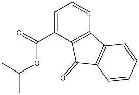 isopropyl 9-oxo-9H-fluorene-1-carboxylate 구조식 이미지