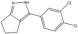 3-(3,4-dichlorophenyl)-2,4,5,6-tetrahydrocyclopenta[c]pyrazole Structure