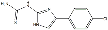 N-[4-(4-chlorophenyl)-1H-imidazol-2-yl]thiourea Structure