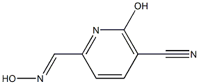 2-hydroxy-6-[(hydroxyimino)methyl]nicotinonitrile Structure