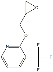 2-(oxiran-2-ylmethoxy)-3-(trifluoromethyl)pyridine Structure