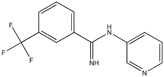 N-(3-pyridinyl)-3-(trifluoromethyl)benzenecarboximidamide Structure